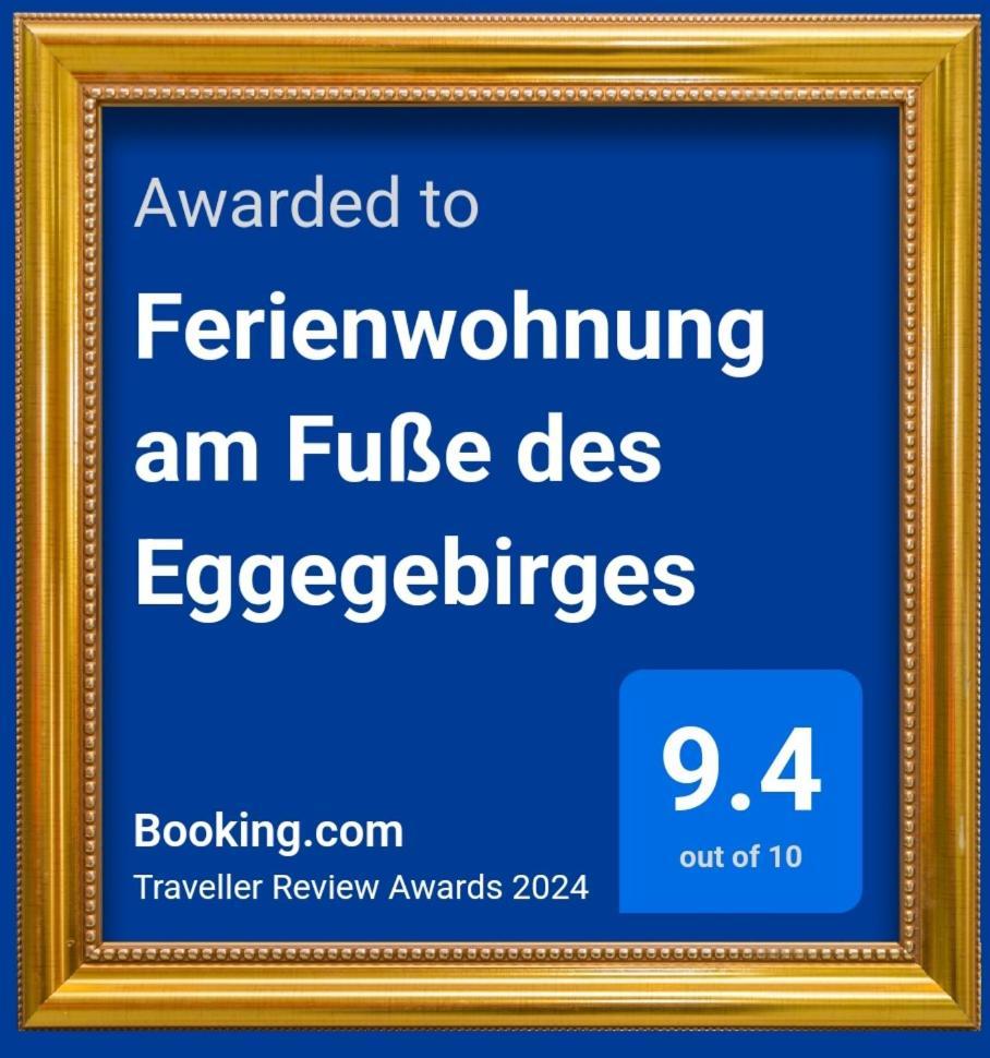 Ferienwohnung Am Fusse Des Eggegebirges Bad Driburg Exteriör bild